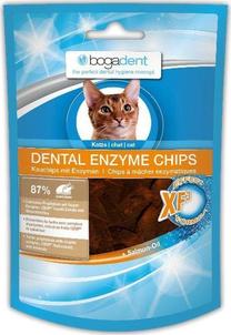 Skanėstas katėms Bogadent Dental Enzyme Chips, vištiena, 0.05 kg