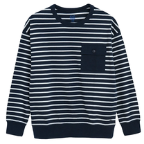Kampsun, klassikaline, poistele Cool Club Stripes CCB2721887, valge v./sügavsinine v., 140 cm