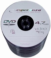 Įrašomas kompaktinis diskas Esperanza, 4.7 GB, 100vnt.