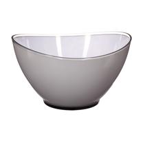 Bļoda 150008B, 23 cm, plastmasa, pelēka krās.