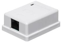 Аксессуары для сетевых продуктов Netrack Complete Wall Outlet, белый цв.