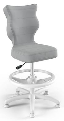 Laste töötool Petit VT03 Size 3 HC+F, 30 x 55 x 76.5 - 89.5 cm, valge v./hall v.