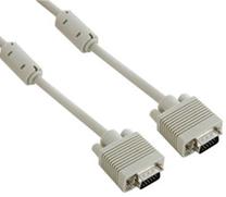 Laidas 4World HD D-Sub 15-pin male, HD D-Sub 15-pin male, 5 m, pilka sp.
