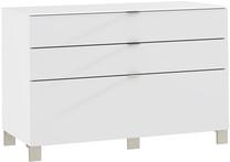 Komoda Forte ENJK211-C605, balta sp., 73 cm x 50.4 cm x 110 cm