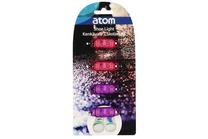 Piederumi Atom, plastmasa, rozā krās./violeta krās.