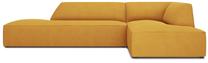 Kampinė sofa Micadoni Home Ruby Modular 4 Seats, geltona sp., dešininė, 273 x 180 cm x 69 cm