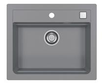 Кухонная мойка Alveus Atrox 30, гранит, 50 см x 59 см x 19.5 см, серый цв.