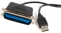 Адаптер StarTech Startech USB TO PARALLEL PRINTER CABLE USB, Centronics, 1.9 м, черный цв.
