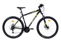 Dviratis kalnų Bottari Livigno, 27.5 ", 19" rėmas, juoda sp.