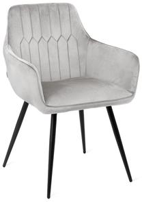 Valgomojo kėdė Homla Etienne Basic 847337, matinė, šviesiai pilka sp., 56 cm x 61 cm x 86 cm