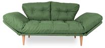 Sofa-lova Hanah Home 3-Seat Nina Daybed GR106, žalia sp., 120 x 60 cm x 40 cm