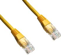 Сетевой кабель Datacom RJ-45, RJ-45, 3 м, желтый цв.