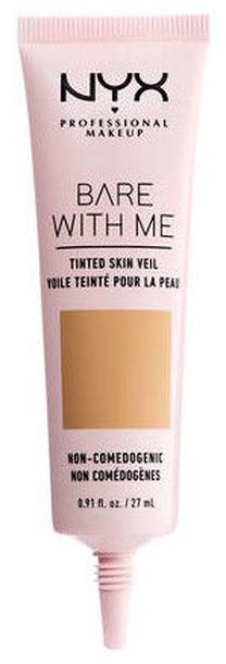 Skystas makiažo pagrindas NYX Professional Makeup Bare With Me Tinted Skin Veil, beige camel