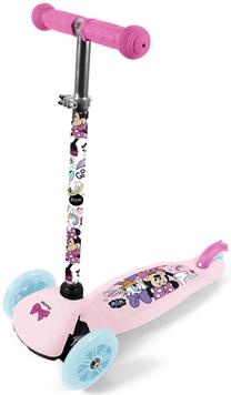 Vaikiškas paspirtukas Disney Minnie, rožinė sp./įvairių spalvų/žydra sp.