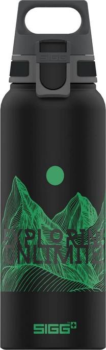 Ūdens pudele Sigg WMB ONE Pathfinder 9026.20, melna krās., alumīnijs, 1 l