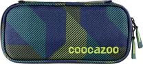 Penālis Coocazoo PencilDenzel Polygon Bricks, 24 cm x 11 cm, zila krās./zaļa krās.