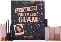 Kosmētikas komplekts sievietēm Makeup Revolution London Get The Look: Metallic Glam