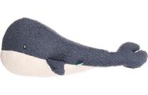 Rotaļlieta sunim, plīša manta Flamingo Tufflove Whale 522161, 40 cm, pelēka krās.
