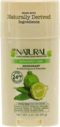 Dezodorants sievietēm Dr. Natural Long - Lasting Bergamot Lime, 192 g, 3 gab.