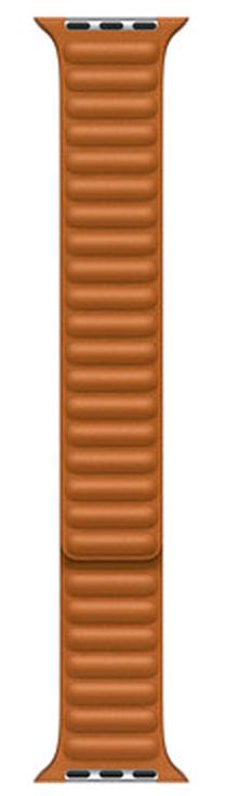 Dirželis Apple, 41mm Golden Brown Leather Link - S/M, ruda sp.