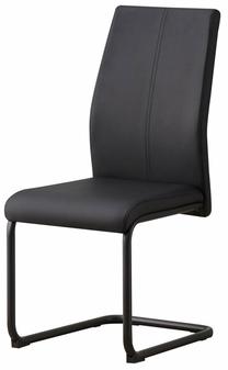 Valgomojo kėdė Anne, juoda, 57 cm x 44 cm x 96 cm