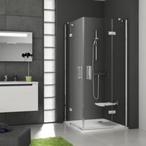 Dušo kabina Ravak Smartline SMSRV4-90, be padėklo, 90 cm x 90 cm x 190 cm, skaidri sp./chromo sp./grūdintas
