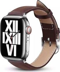 Dirželis Crong, Apple Watch Genuine Leather Band 42/44/45/49 mm (Espresso), ruda sp.