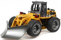 Трактор H-Toys Radio Controlled Snow 1586, 1:18, черный цв./желтый цв.