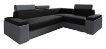 Kampinė sofa Idzczak Meble Chester Mini M04789, pilka sp., dešininė, 252 x 185 cm x 95 cm
