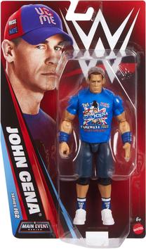 Žaislinė figūrėlė Mattel WWE Main Event Series John Cena JHH92, 15 cm, mėlyna sp.