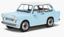 Konstruktorius, automobilis Cobi Klocki Trabant 601 Deluxe 24516, 72 vnt., mėlyna sp.