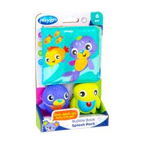Vonios žaislų rinkinys Playgro Bubble Book Splash 0189089, įvairių spalvų, 3 vnt.