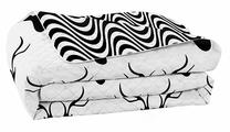 Lovatiesė DecoKing, balta/juoda, 240 cm x 220 cm