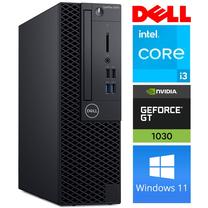 Stacionārs dators Dell RM71826, atjaunots Intel Core i3-9100, DDR4 8 GB, SSD 256 GB, Nvidia GeForce GT1030 2 GB GDDR5, Windows 11 Pro OptiPlex 3070 SFF
