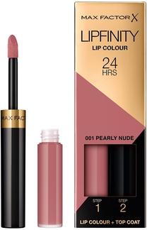 Lūpu krāsa Max Factor Lipfinity 24HRS, 4.2 g, 001 pearly nude