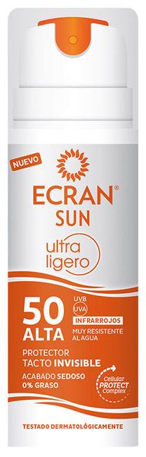 Priemonė įdegio priežiūrai Ecran SPF50, 145 ml