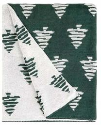 Pledas Homla Arnin 242082, baltas/žalias, 150 cm x 200 cm