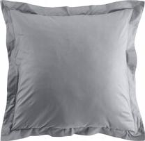Pagalvės užvalkalas Douceur d`Interieur Biolina, pilka sp., 63 cm x 63 cm