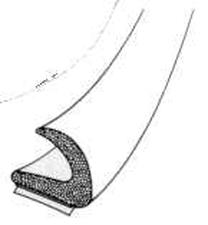 Sandarinimo juosta langų sandarinimui/durų plyšiams sandarinti Trelleborg, 100 m x 9 mm