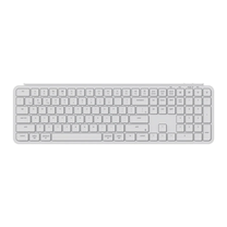 Belaidė kompiuterio klaviatūra Keychron B6 Pro Wireless B6P-K8, Anglų (US), balta sp.