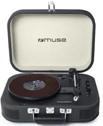 Patefonas Muse Vintage Collection MT-201DG, juoda sp., 10 W