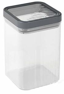 Lielapjoma produktu konteiners Curver Kara 0803101W54, 1.2 l, caurspīdīga krās./pelēka krās.