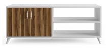 ТВ стол Kalune Design Tasarym L3019, коричневый цв./белый цв., 150 см x 40 см x 70 см