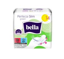 Higieniniai paketai Bella Perfecta Slim Green, 14 vnt.