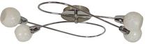 Valgusti lagi Candellux Avila 98-10100, E14, 4 x 40 W, valge v. / satiin, 12 x 12 cm
