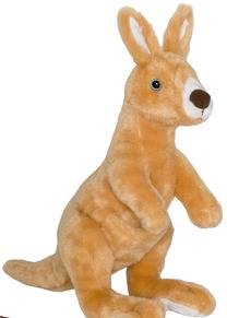 Pliušinis žaislas Wild Planet Kangaroo, ruda sp., 34 cm