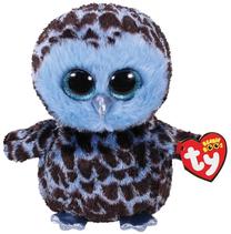 Mīkstā rotaļlieta TY Beanie Boos Yago Blue Owl, zila krās., 23 cm