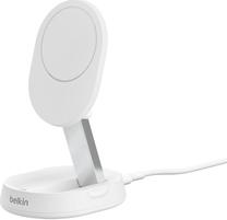 Беспроводное индуктивное зарядное устройство Belkin BoostCharge Pro, Magnetic/1 x USB Type C, белый цв., 15 Вт
