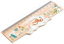 Lineāls Djeco, 1.5 cm, koks, brūna krās./daudzkrāsaina