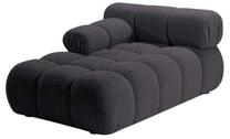 Modulinė sofa Micadoni Bellis, grafito sp., kairinė, 155 x 94 cm x 70 cm